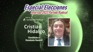 Cristián Hidalgo Candidato a Secretario General