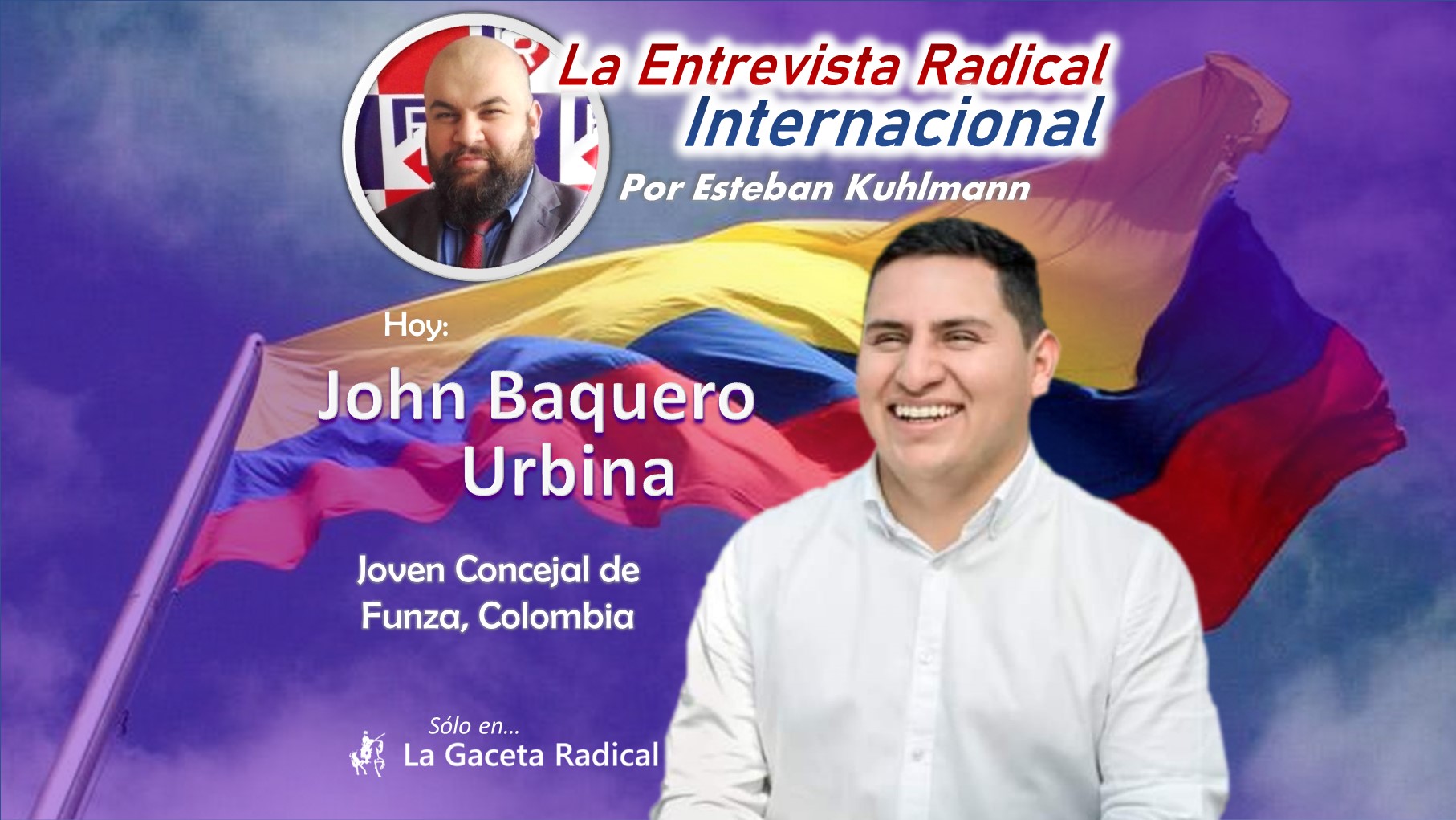 Entrevista a John Baquero Urbina, Joven Concejal en Funza, Colombia