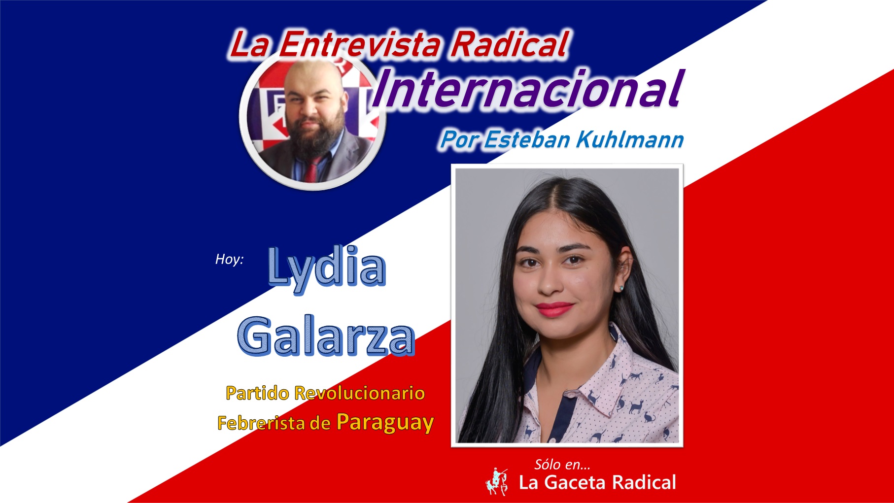 Entrevista a Lydia Galarza, Joven Dirigenta del Partido Revolucionario Febrerista de Paraguay